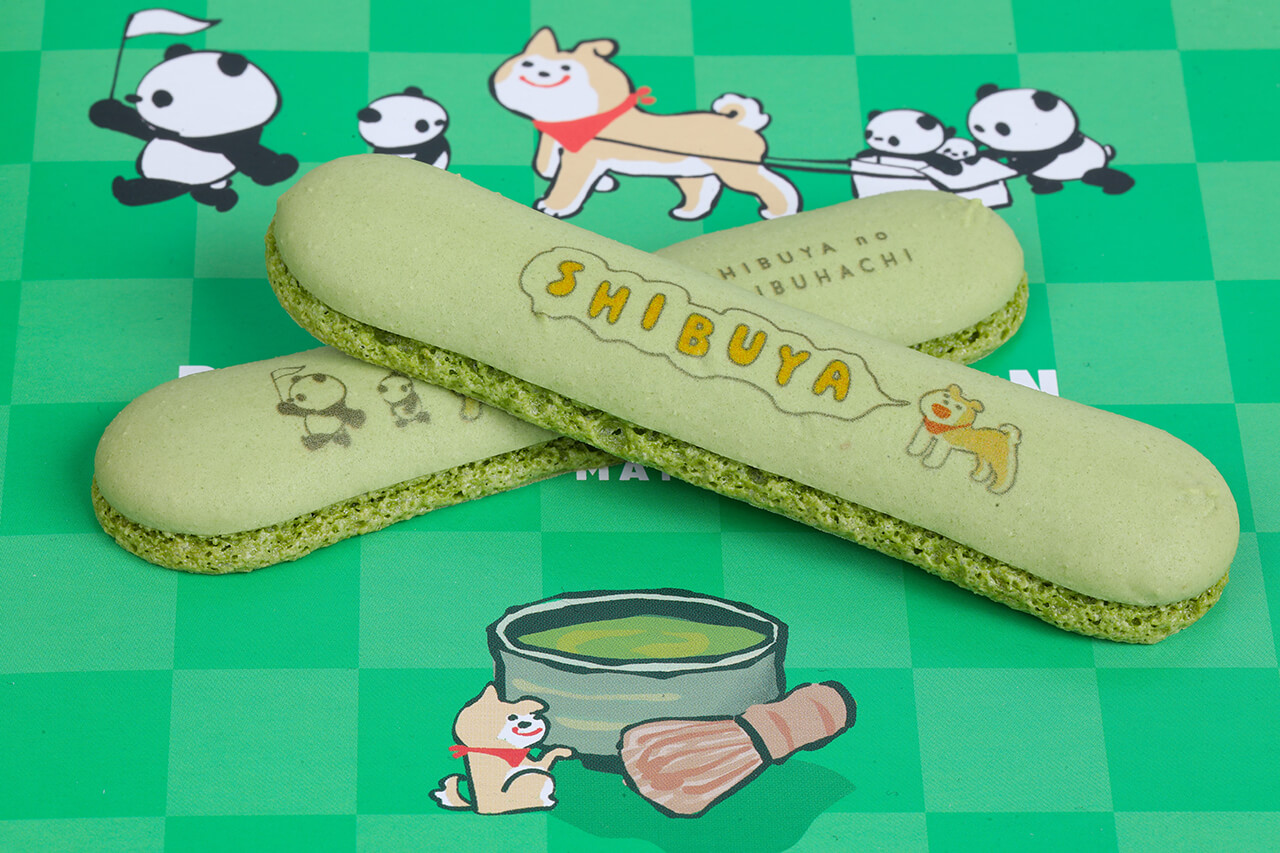 渋谷店限定の渋谷のしぶハチ バトンマカロン