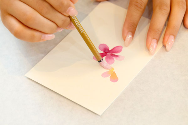描かれた花びら