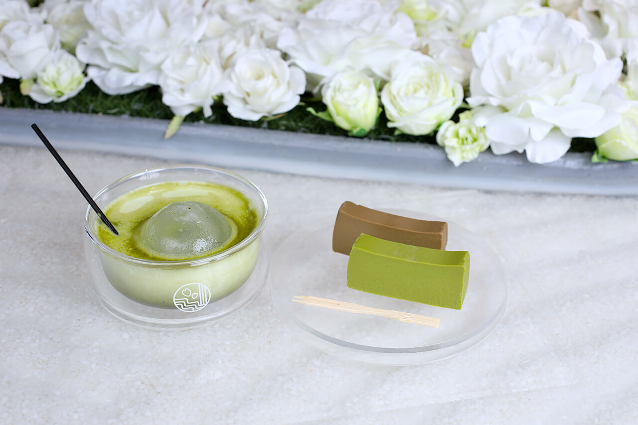 The Matcha Latte and the Yokan Terrine